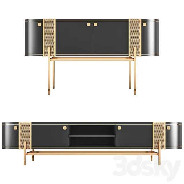 Sideboard and Tv cabinet # 15 3DSMax File