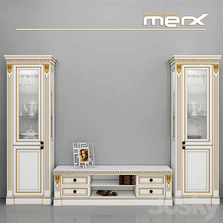 Sideboard and TV Stand Merx 3DS Max