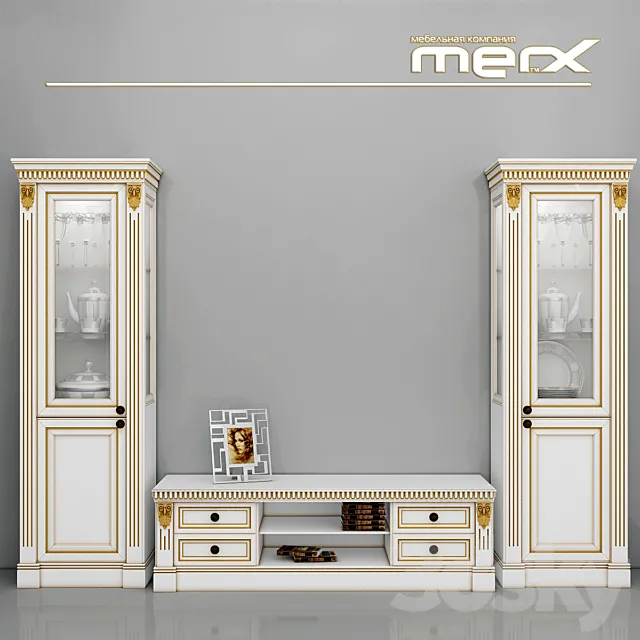 Sideboard and TV Stand Merx 3DSMax File