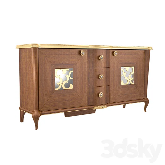 Sideboard coll B Frandiss 2017 3DS Max Model