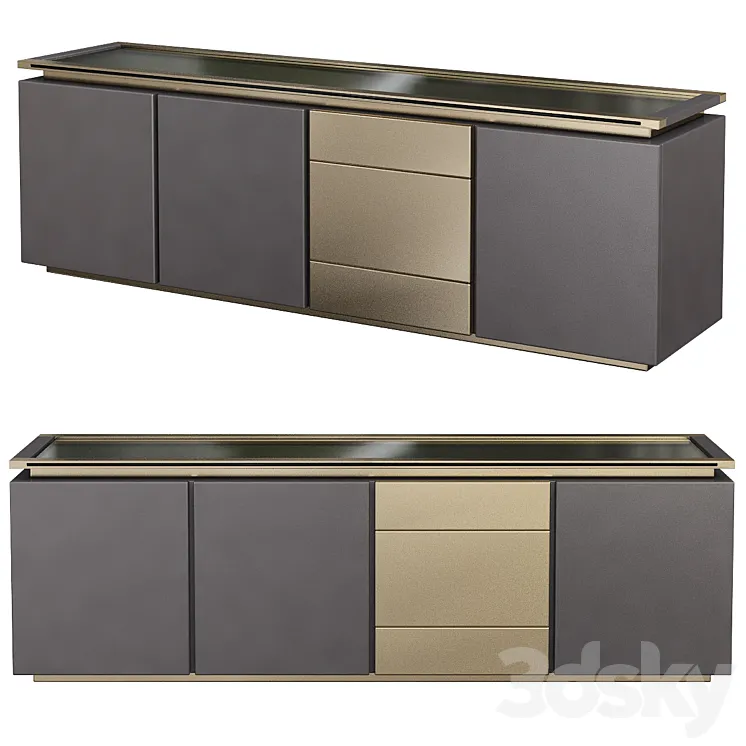 Sideboard modern minotti 3DS Max