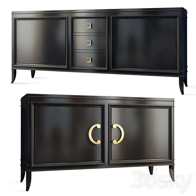 Sideboard \/ sideboard Olimpia .Sideboard accent dresser by ISABELLA COSTANTINI 3DS Max