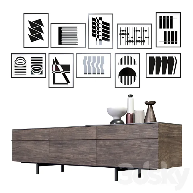 Sideboard sideboard sc16 DE PADOVA 3ds Max