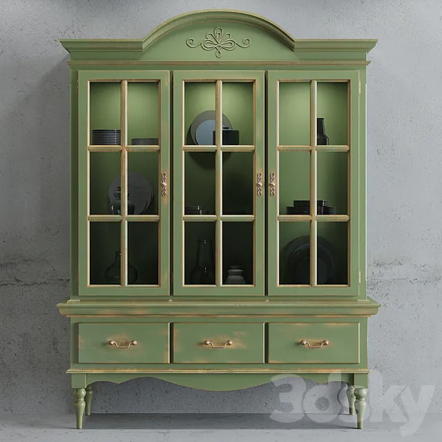 Sideboard Valencia 3 Casement 3DS Max Model