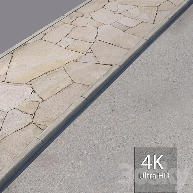 Sidewalk 7 3ds Max