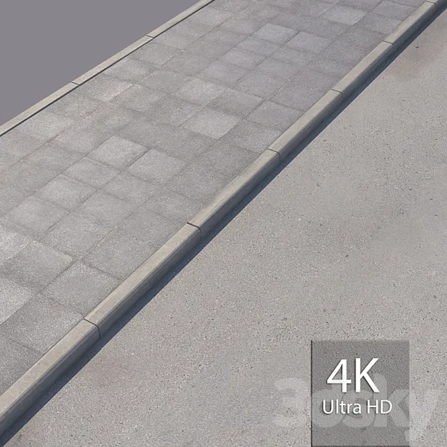 Sidewalk 8 3DS Max Model