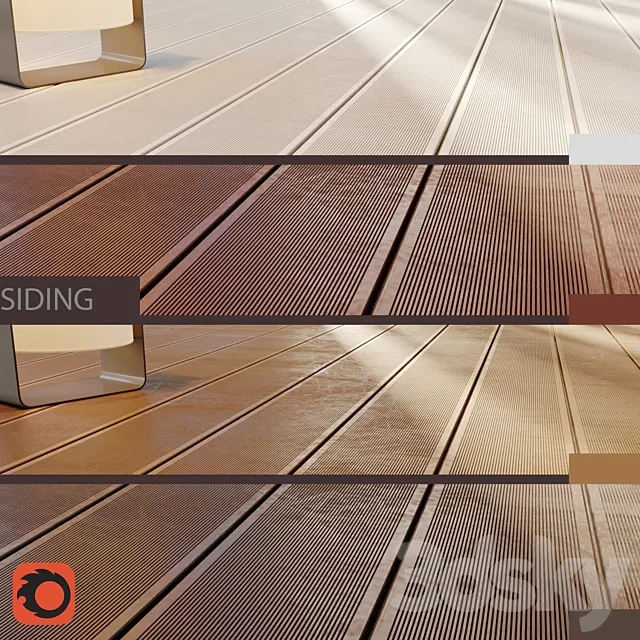 Siding floor 3ds Max