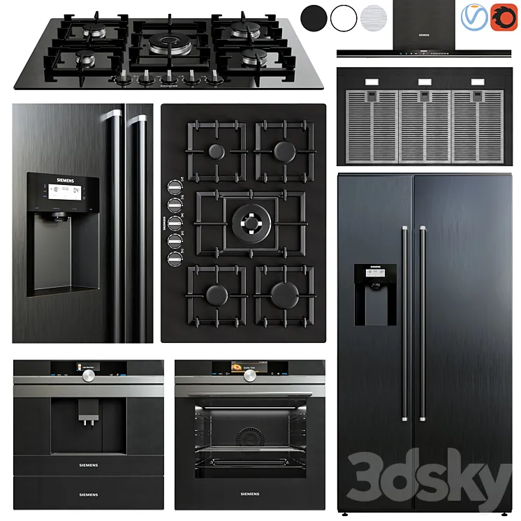 siemens appliance collection 3DS Max