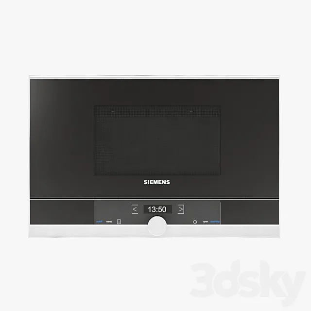 Siemens Built in microwave oven iQ700 BF634LGS1 3DS Max Model