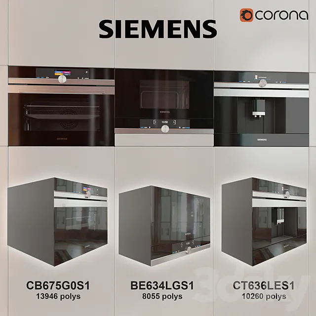 Siemens kitchen set 3ds Max