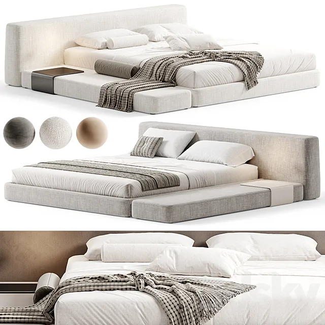 Siena Bed By Como 3ds Max