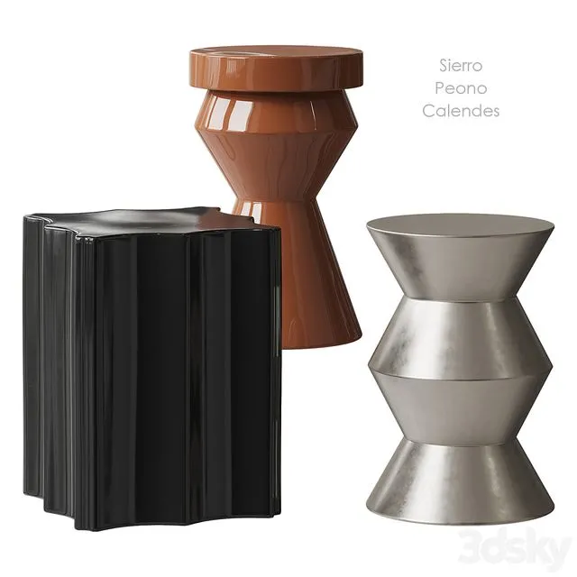 Sierro Peono Calendes Table AM PM 3dsMax Model