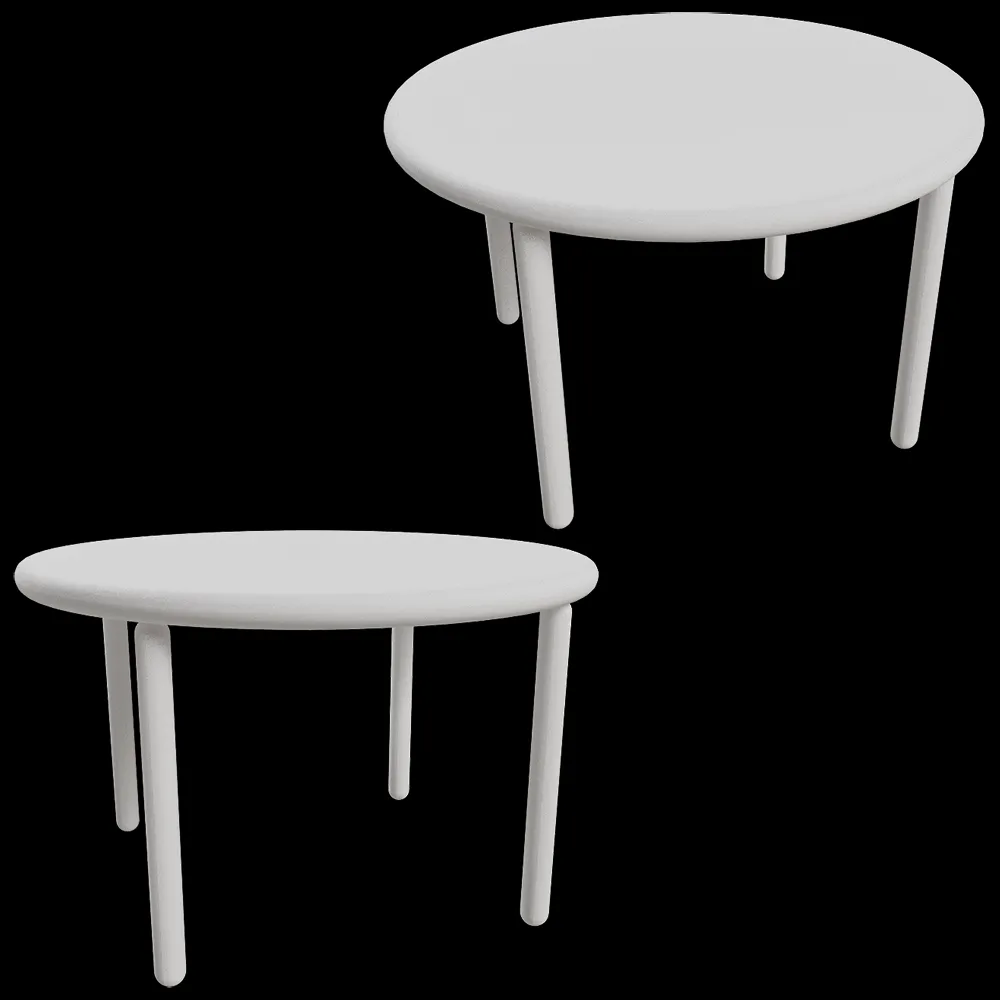 Sifas – Dining table BIGR3V Round 3ds Max