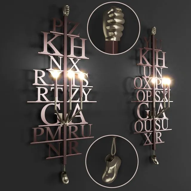 Sigma L2 Z563 wall lamp 3dsMax Model