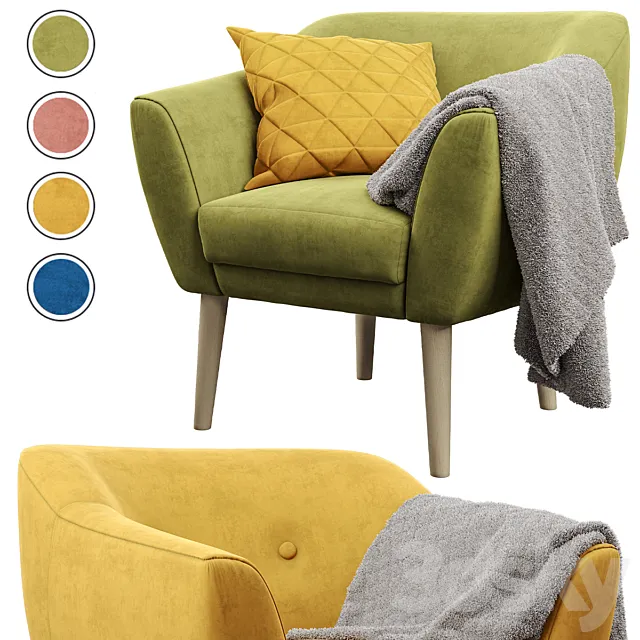 Signal – Bergen 1 (Armchair) 3DS Max Model