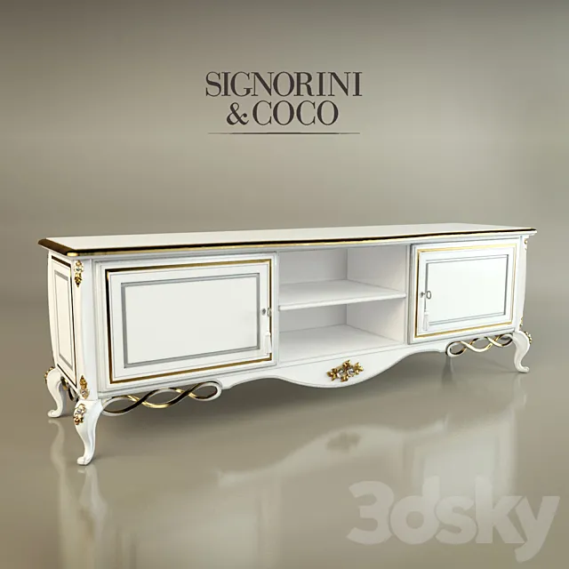 signorini & coco forerver tv cabinet 3DSMax File