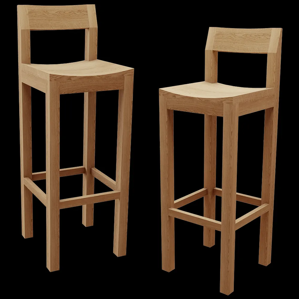 SIJU – Bar stool no. 0010 3ds Max
