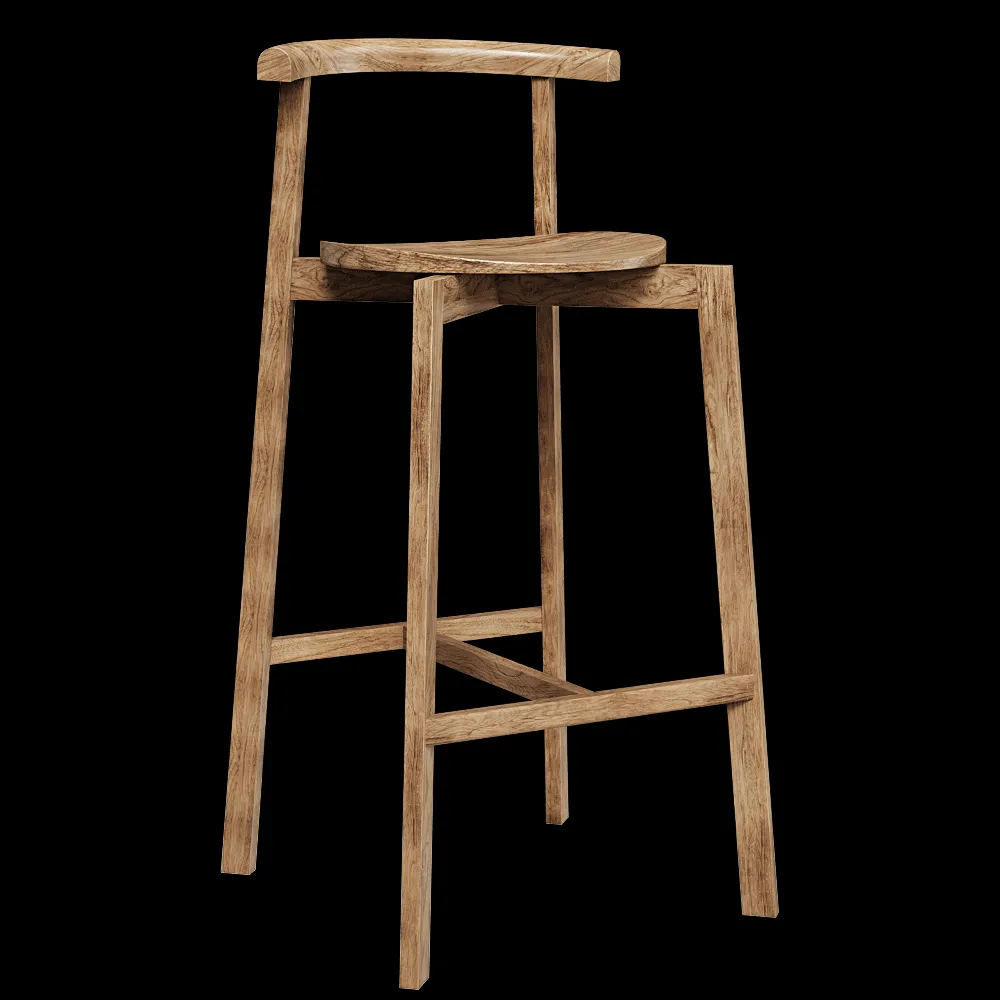 SIJU – Bar stool No. 0067 3ds Max