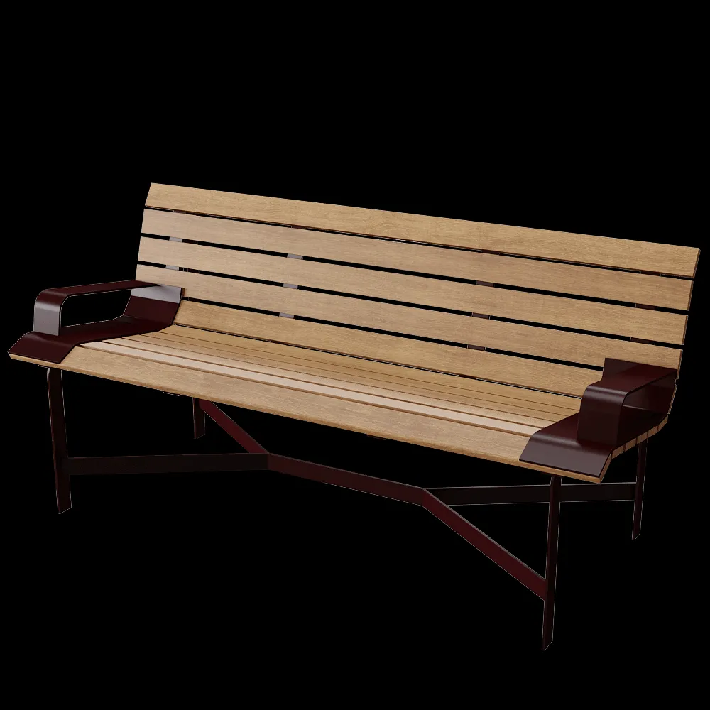 SIJU – Bench no. S-19 3ds Max