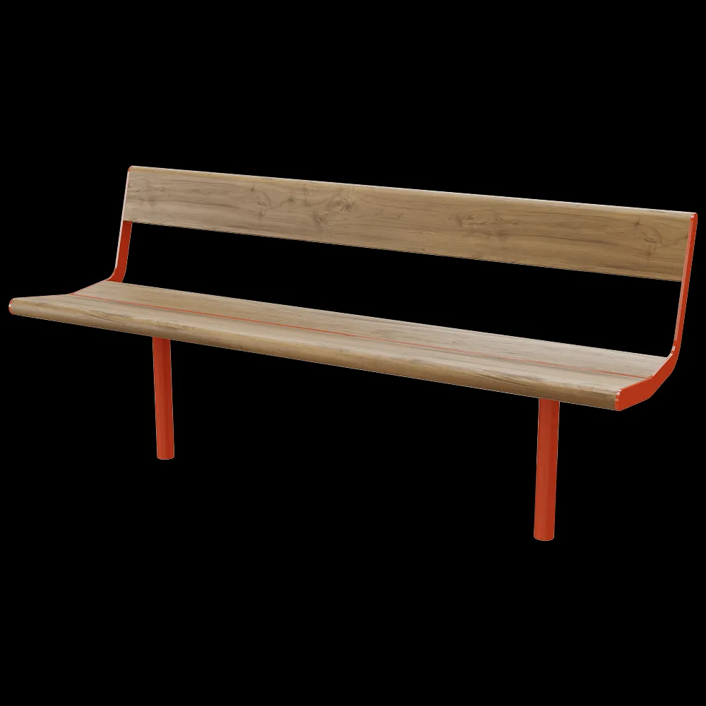 SIJU – Bench no. S-32 3ds Max