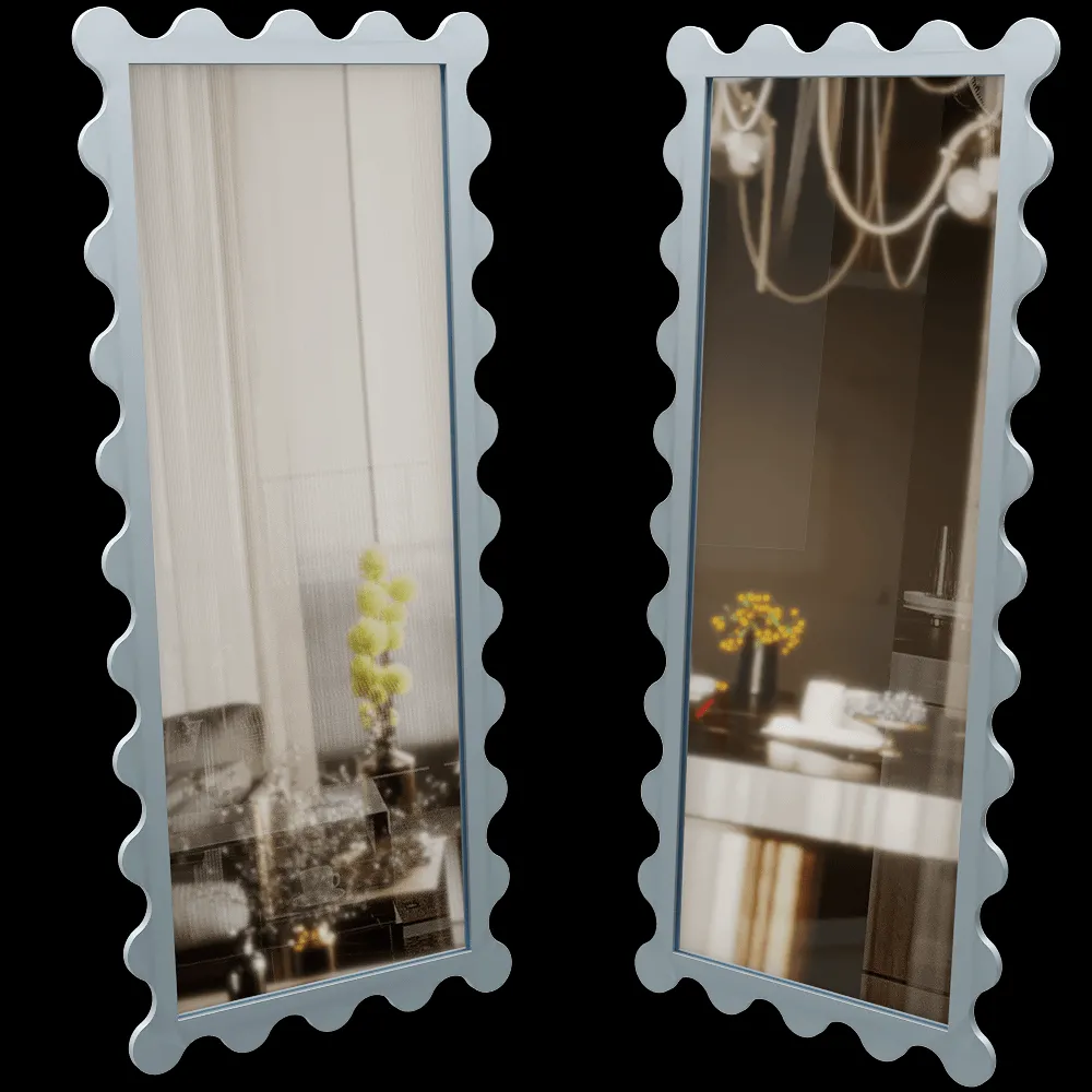 SIJU – Floor mirror with stand no. 0044 3ds Max