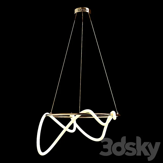 Silicone and Acrylic Circle Lighting 3ds Max