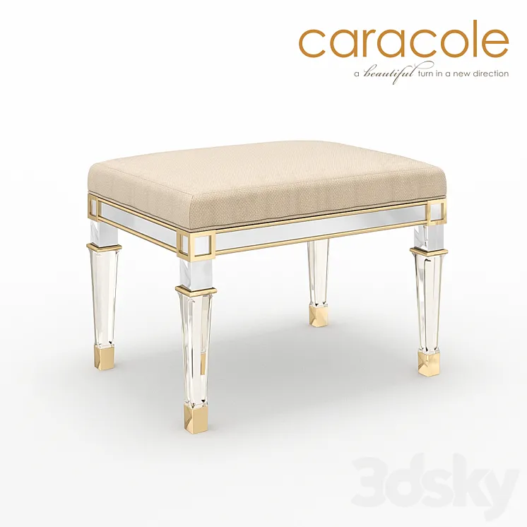 Silver And Gold Caracole 3DS Max