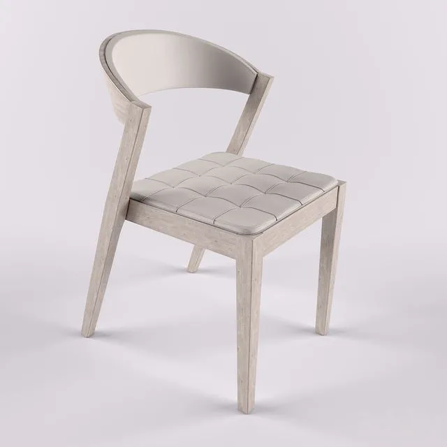 Silver Chair Leader Factory 3dsMax Model