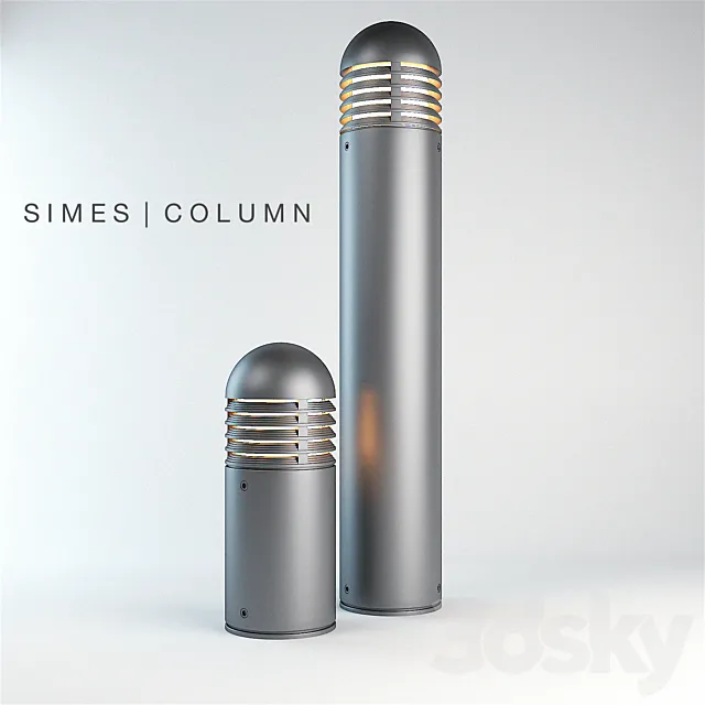 SIMES COLUMN 3DS Max Model