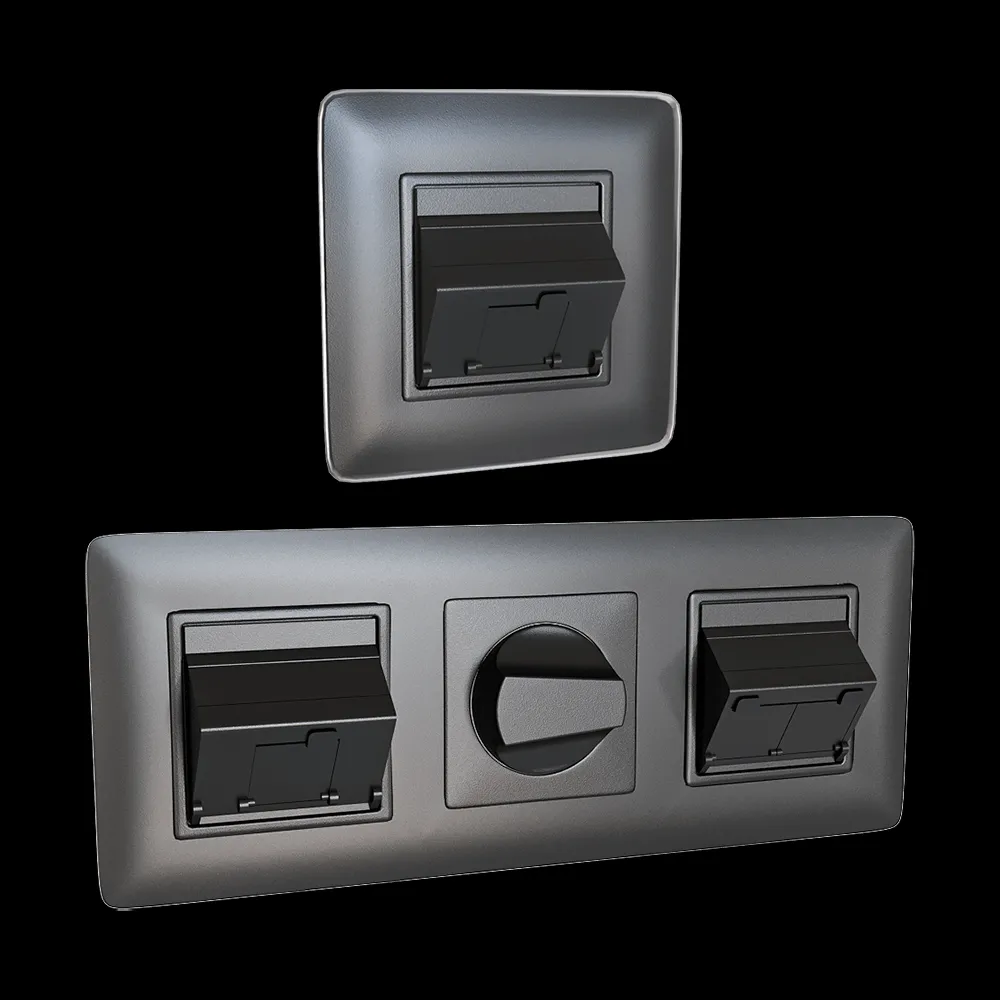 Simon  – Sockets and switches Simon 82/4 3ds Max