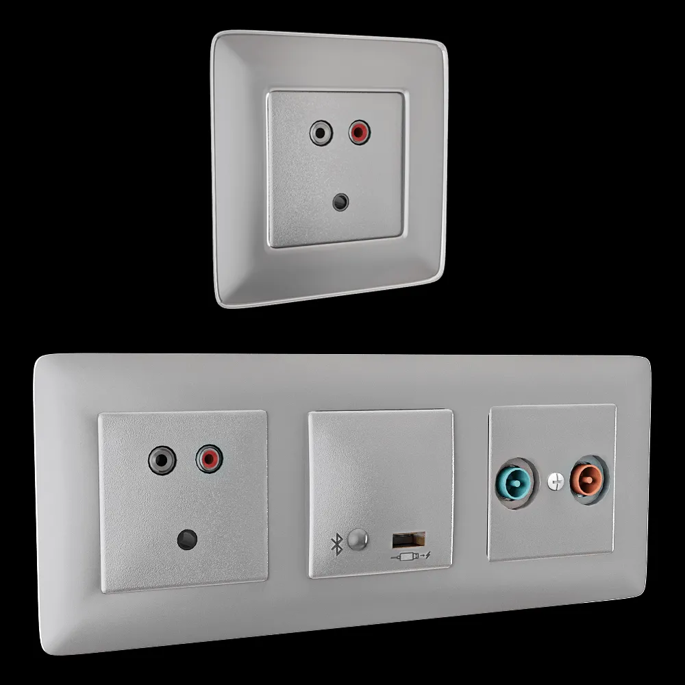 Simon  – Sockets and switches Simon 82/5 3ds Max