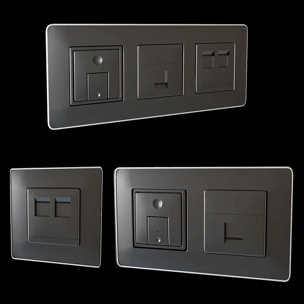 Simon  – Sockets Simon 82/1 3ds Max