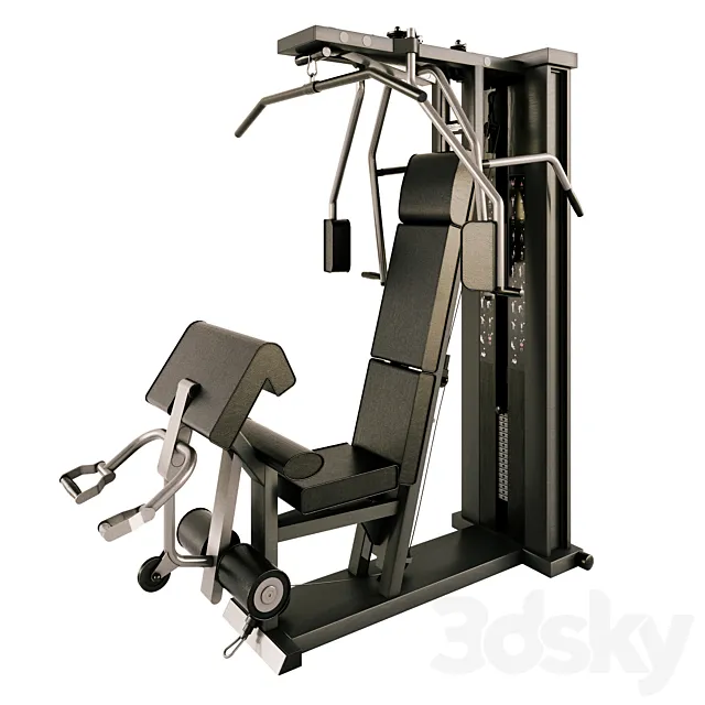 Simulator Technogym 3DS Max Model