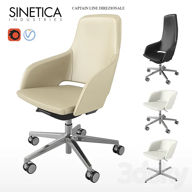 SINETICA CAPTAIN LINE DIREZIONALE chair 3ds Max