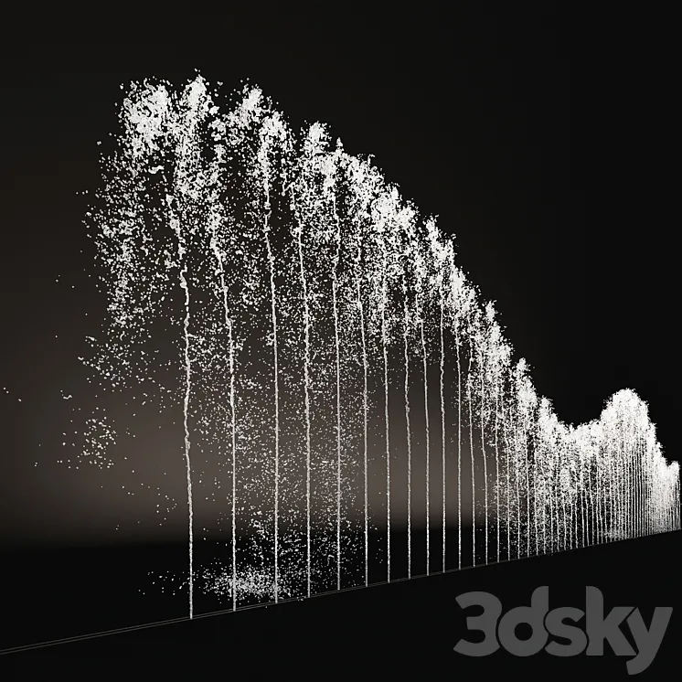 Singing Fountains 3DS Max
