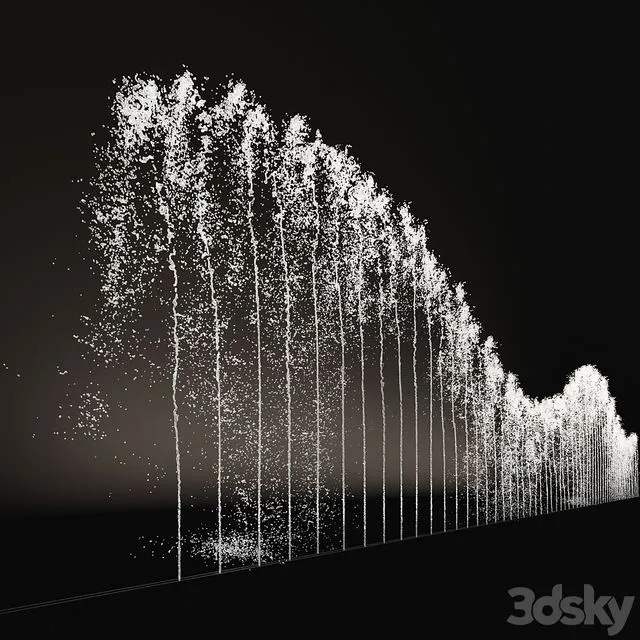 Singing Fountains 3dsMax Model