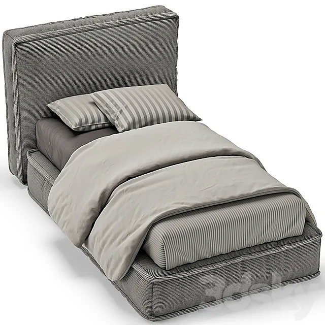 SINGLE BED 14 3ds Max