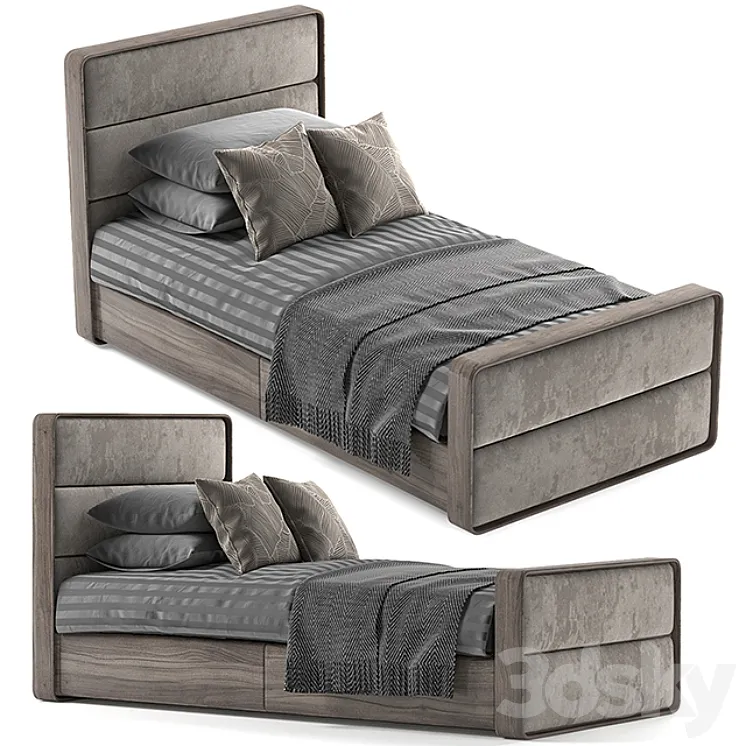 SINGLE BED 18 3DS Max