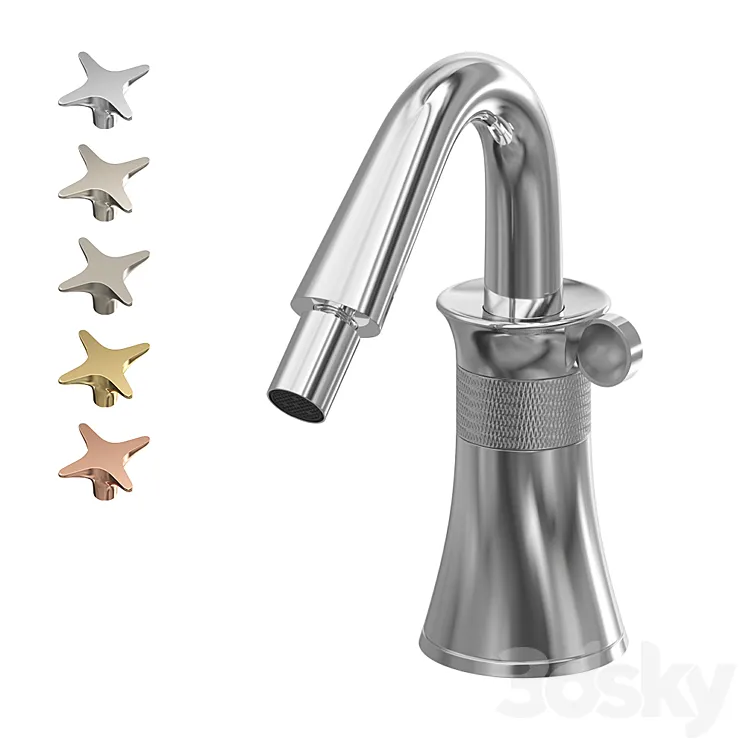 Single-hole bidet mixer Stella 130 3DS Max