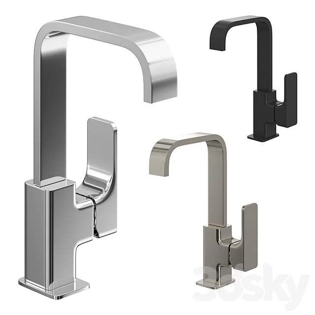 Single lever washbasin faucet EnergySave Cisal Cubic 3ds Max