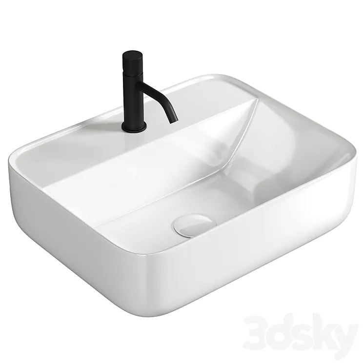 Sink Ceramica Nova Element CN5015 3DS Max Model