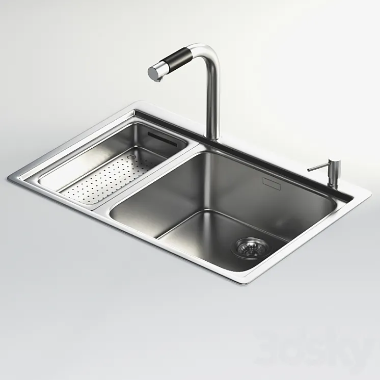 Sink CG 14 – 55×78 cm 3DS Max