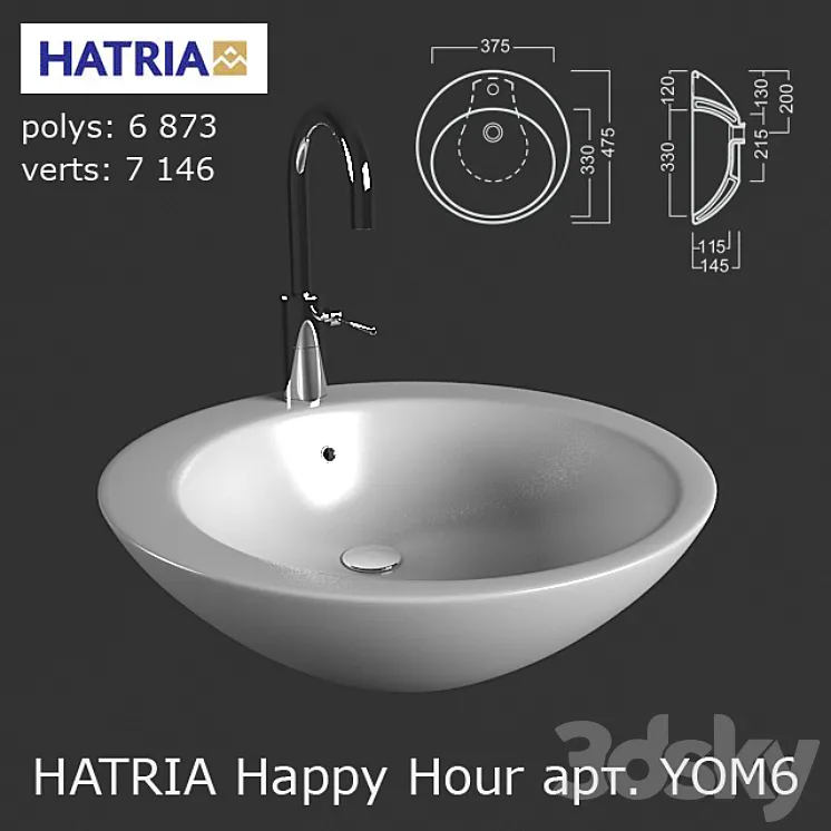Sink Happy Hour (Happy AUA) 02-00 Y0M6 3DS Max