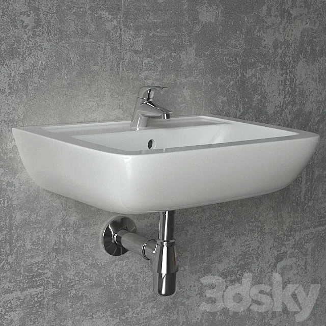 Sink Ideal Standard Eurovit 3DS Max Model