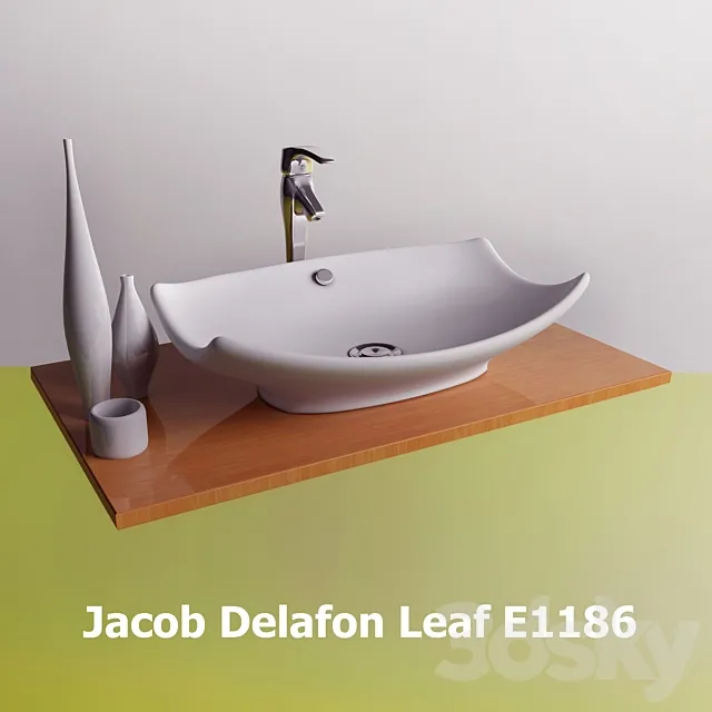 Sink – Jacob Delafon Leaf E1186 3DSMax File