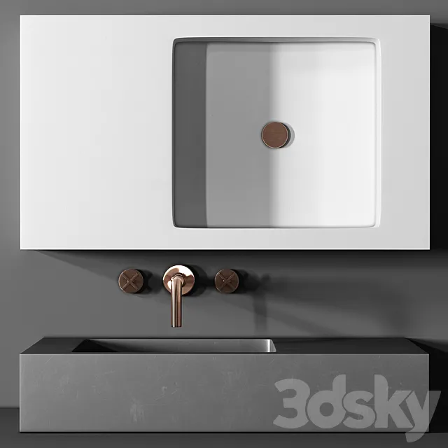 Sink Kast Fox Basin 1 3DS Max Model