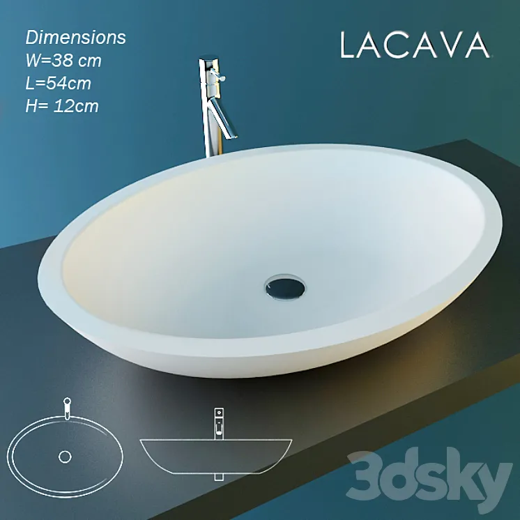 Sink Lacava SCO13 3DS Max