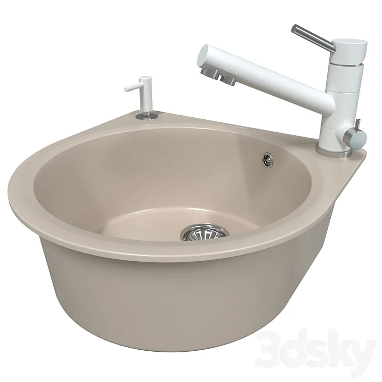 Sink OMOIKIRI AKEGATA 51 SA 3DS Max Model