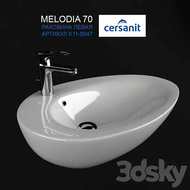 Sink Sersanit MELODIA 70 3DSMax File