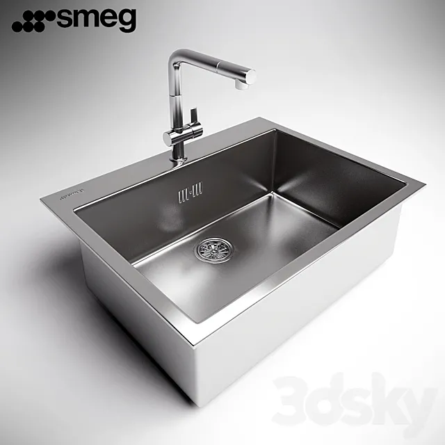 Sink Smeg-VR80 3DSMax File
